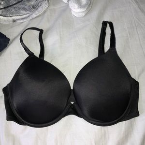 VS PINK Black where everywhere push-up Bra